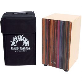 Gewa Pure Club Salsa Zebrano Coloured Cajon F830.110