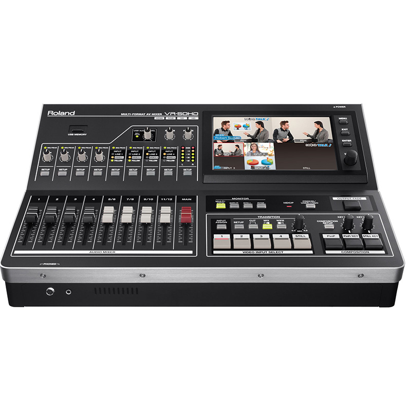 vr50hd_front_top_gal Video Mixer