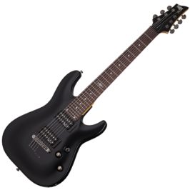 sgr by schecter c-7 blk električna gitara