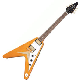 Epiphone 1958 Korina Flying V Aged Natural
