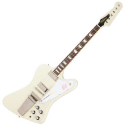 Epiphone 1963 Firebird V With Maestro Vibrola Reissue Polaris White