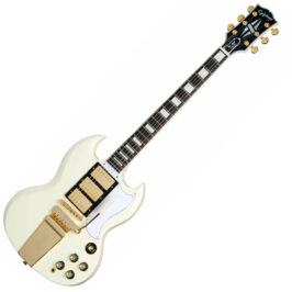 Epiphone 1963 Les Paul SG Custom Maestro Vibrola Classic White
