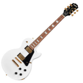 Epiphone Les Paul Studio Alpine White - Gold